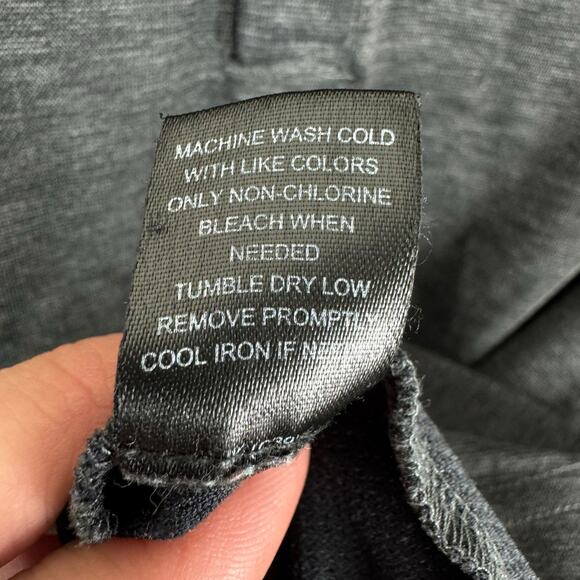 Kenneth Cole Awearness Awear-Tech Gray Lightweight Long Sleeve 1/4 Snap Men's M - Picture 6 of 6